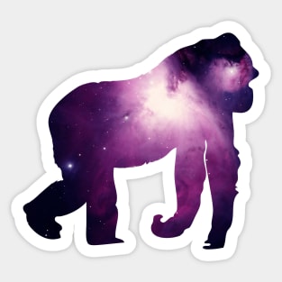 Purple Gorilla Sticker